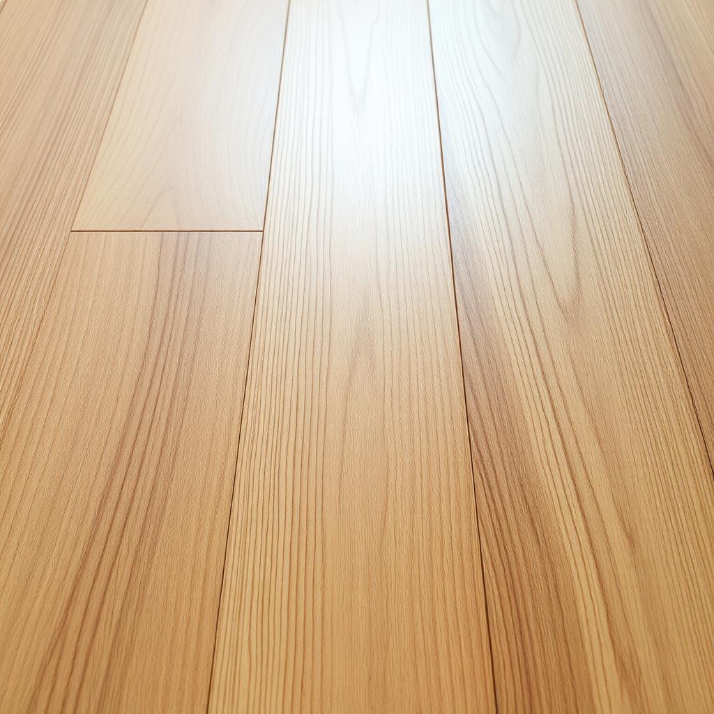 Natural oak hardwood flooring